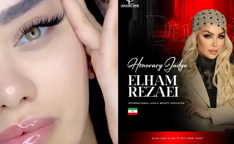 آموزش اکستنشن مژه الهام رضایی
