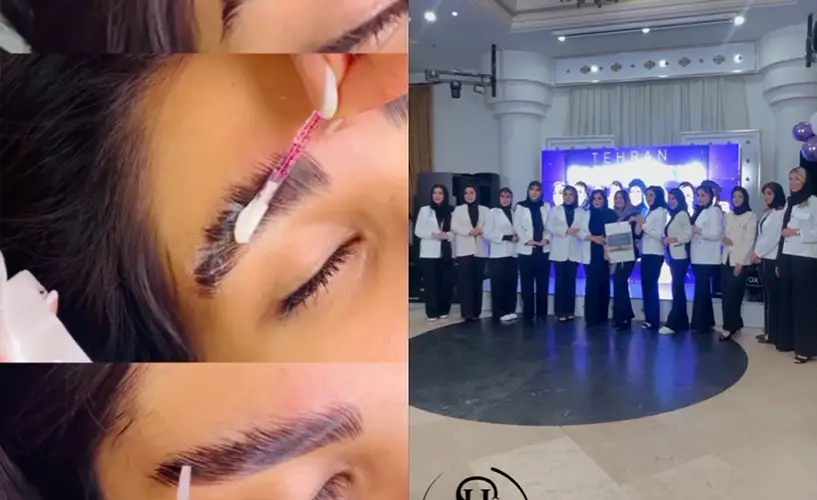 اکستنشن مژه شیما بهرامی
