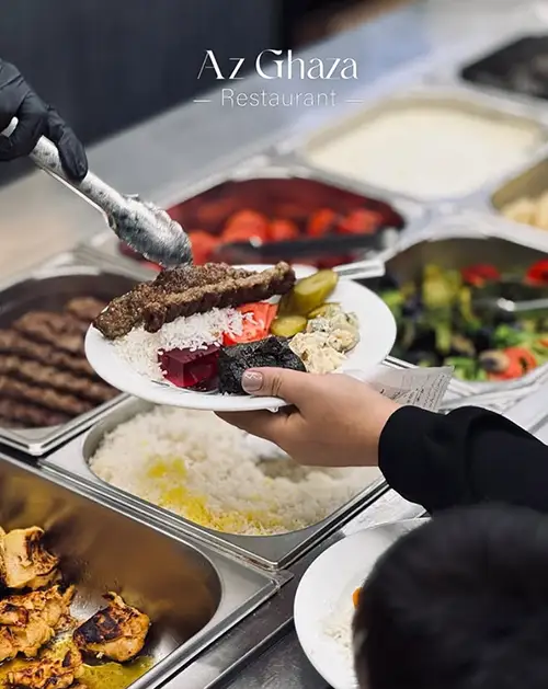 رستوران سلف سرویس از غذا جهانشهر