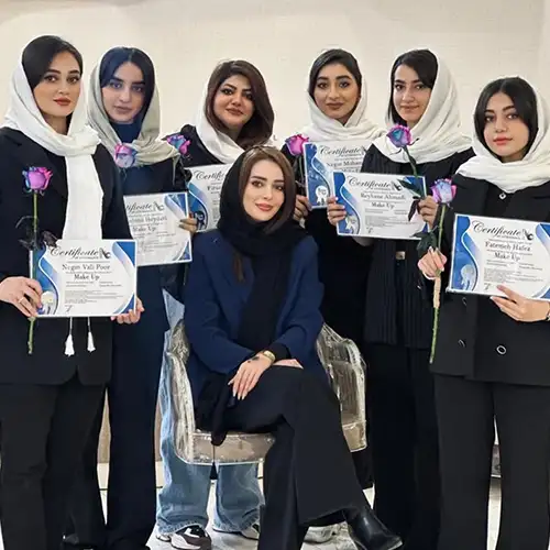 آموزش آرایشگری کرج شیبا مالکی مهرشهر