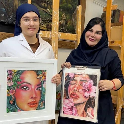 آموزشگاه هنری رنسانس گالری در مهرویلا ٬ زهرا بهادرخان