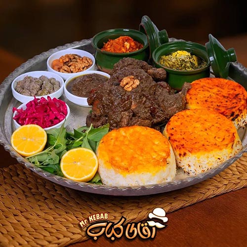رستوران آقای کباب در جهانشهر ٬ غذای سنتی گیلان